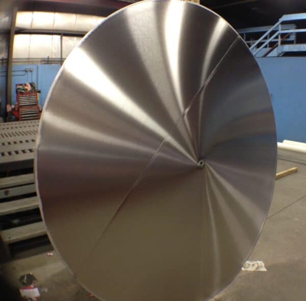This is what the weld looks like once the blank is completely polished.