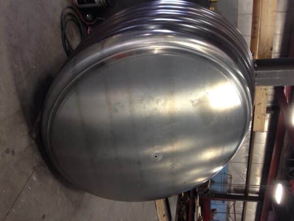 Custom ordered Aluminum Tank heads