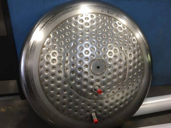 Stainless Steel Tank Heads with heat transfer jacket