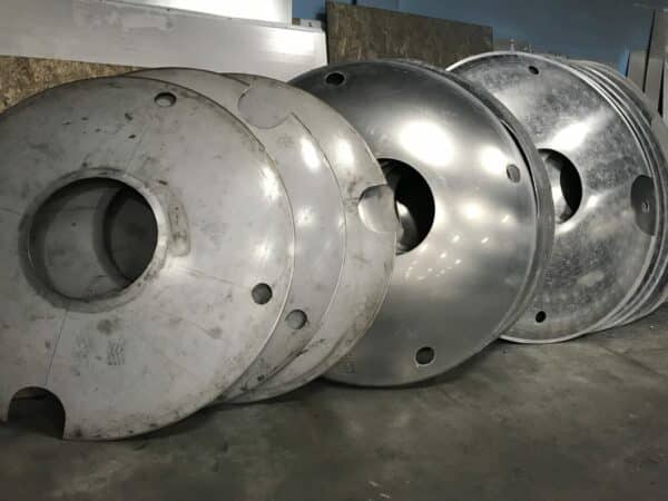 Aluminum Heads and baffles Aluminum Heads and baffles