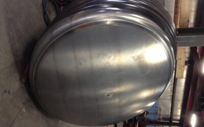 Custom ordered Aluminum Tank heads